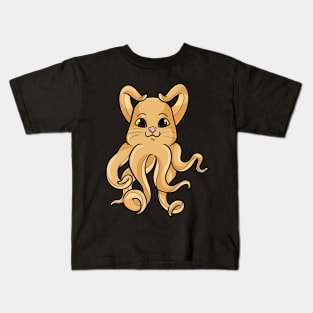 Octopus with 8 Arms as Cat Kids T-Shirt